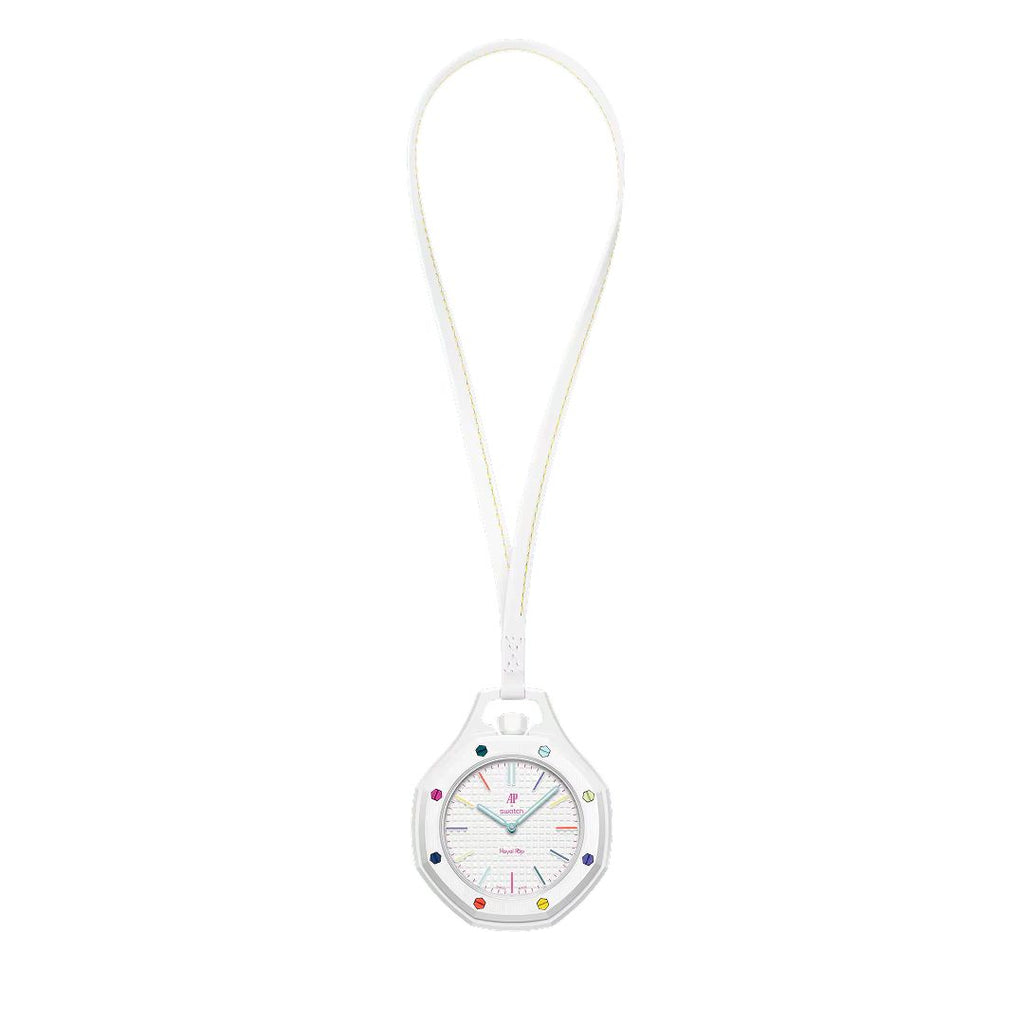 Swatch x Audemars Piguet Bioceramic Royal Pop HUIT BLANC