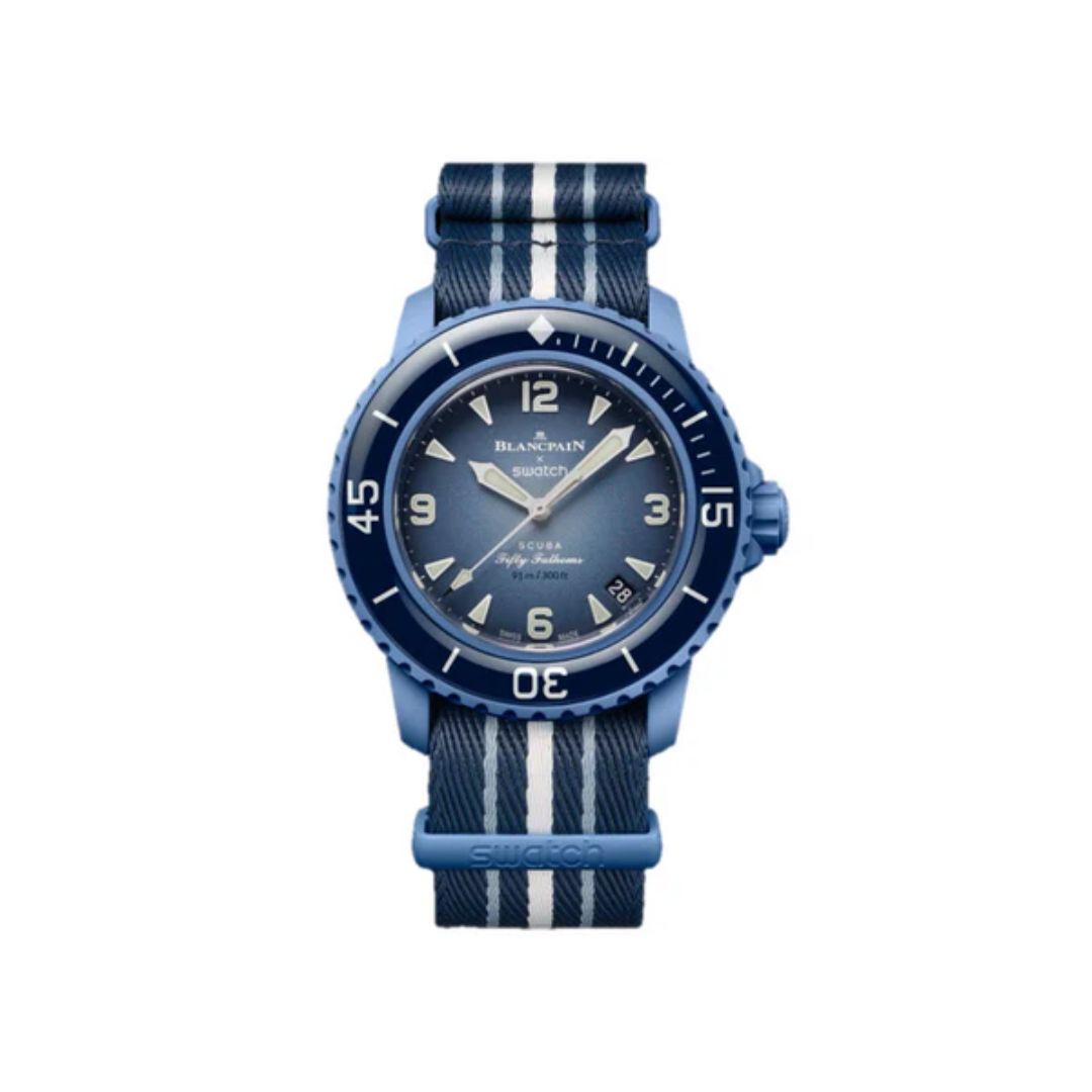 Swatch x Blancpain Bioceramic Scuba Fifty Fathoms Atlantic Ocean