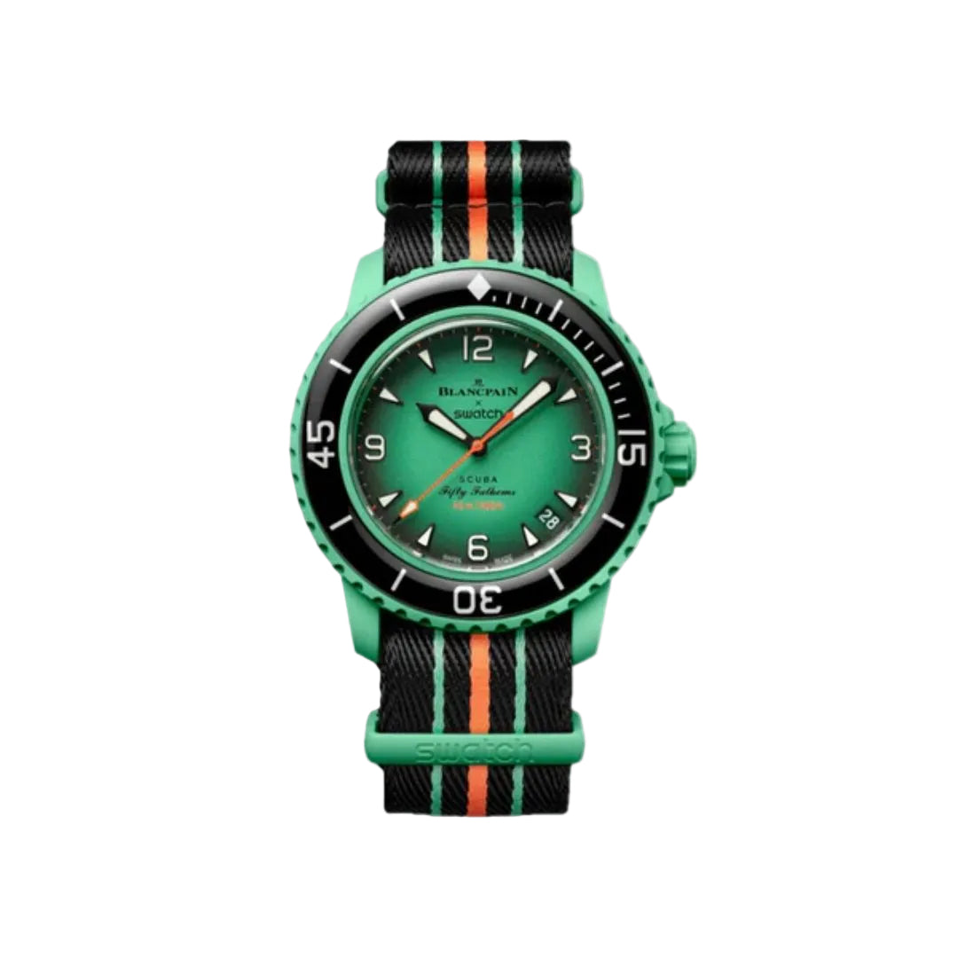 Swatch x Blancpain Bioceramic Scuba Fifty Fathoms Indian Ocean