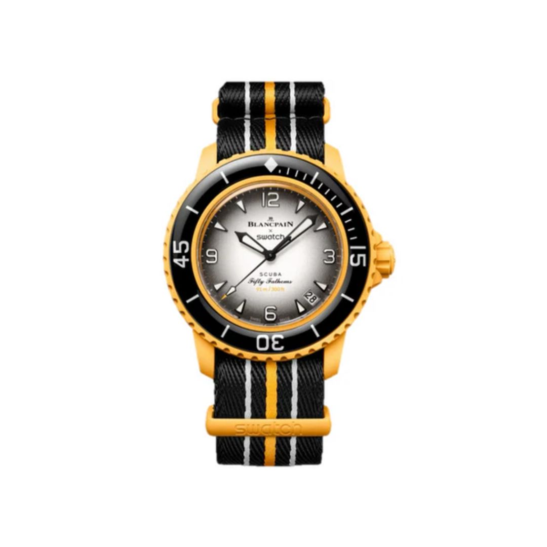 Swatch x Blancpain Bioceramic Scuba Fifty Fathoms Pacific Ocean