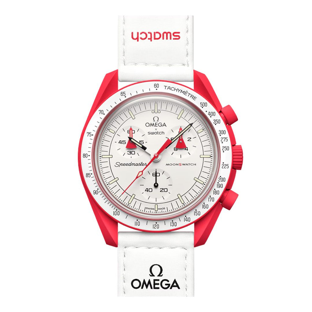 Swatch x Omega Bioceramic Moonswatch Mission to Mars