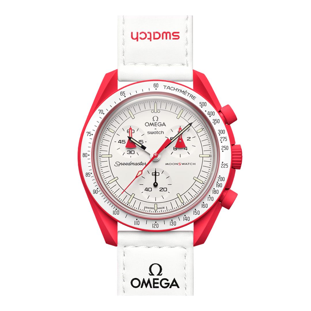 Swatch x Omega Bioceramic Moonswatch Mission to Mars