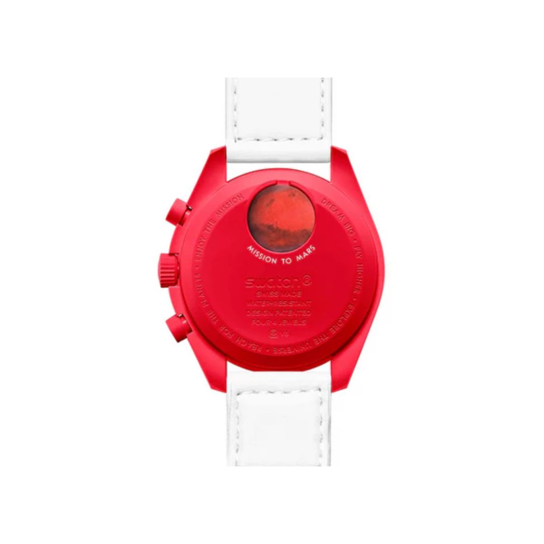 Swatch x Omega Bioceramic Moonswatch Mission to Mars – HYPED BASKET