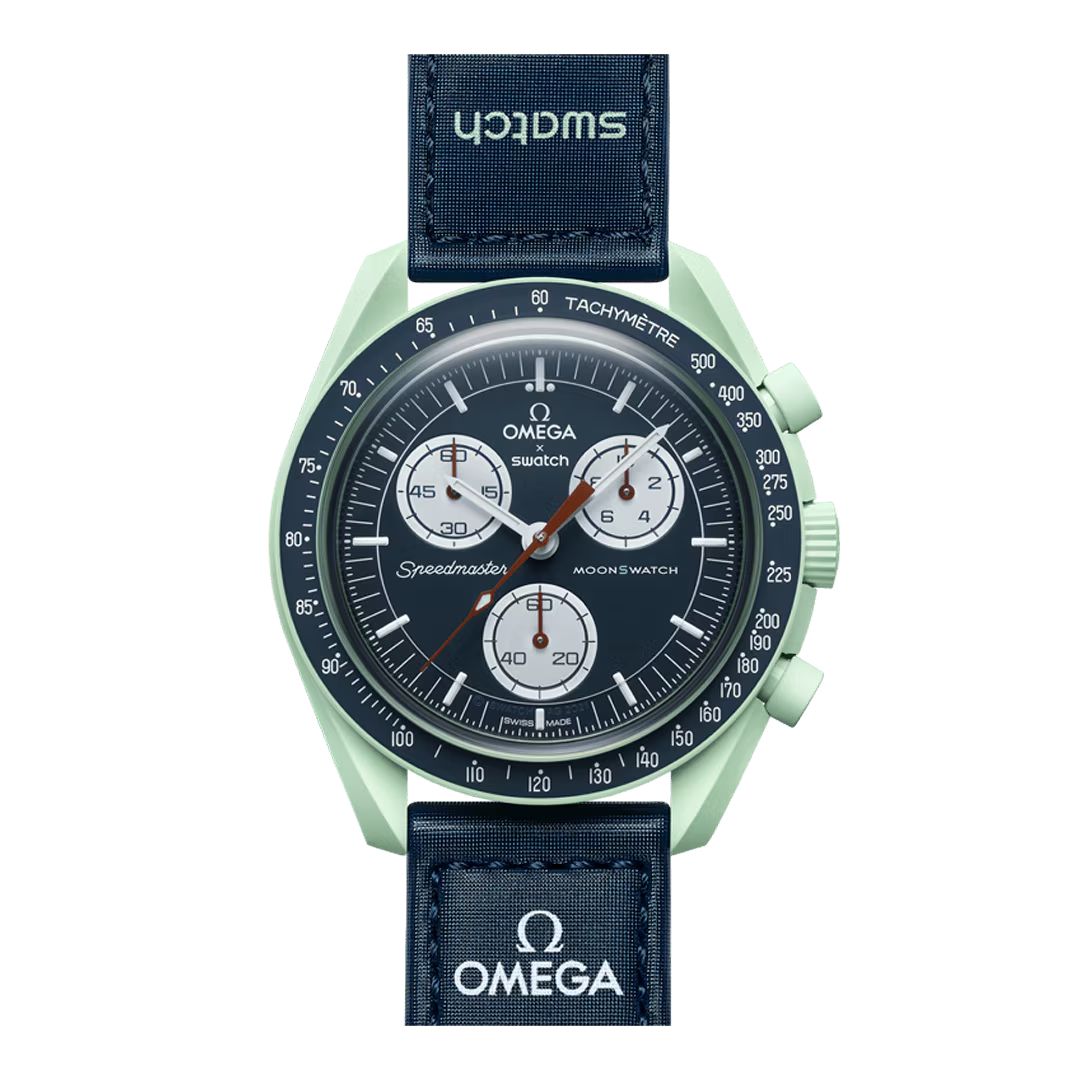 Swatch x Omega Bioceramic Moonswatch Mission to Earth
