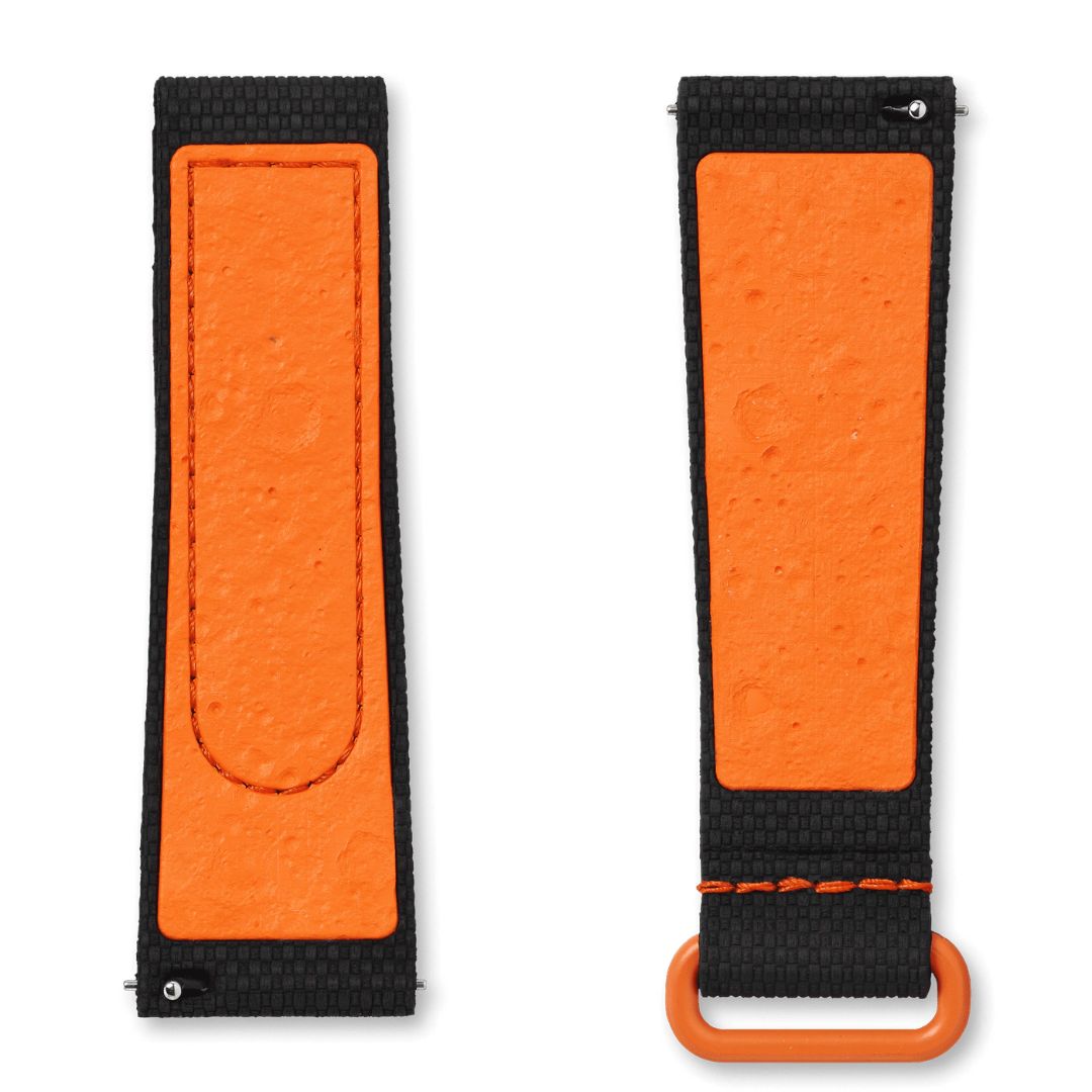 Swatch x Omega Bioceramic Moonswatch Black Orange Straps